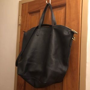 Cuyana Navy large tote bag - used